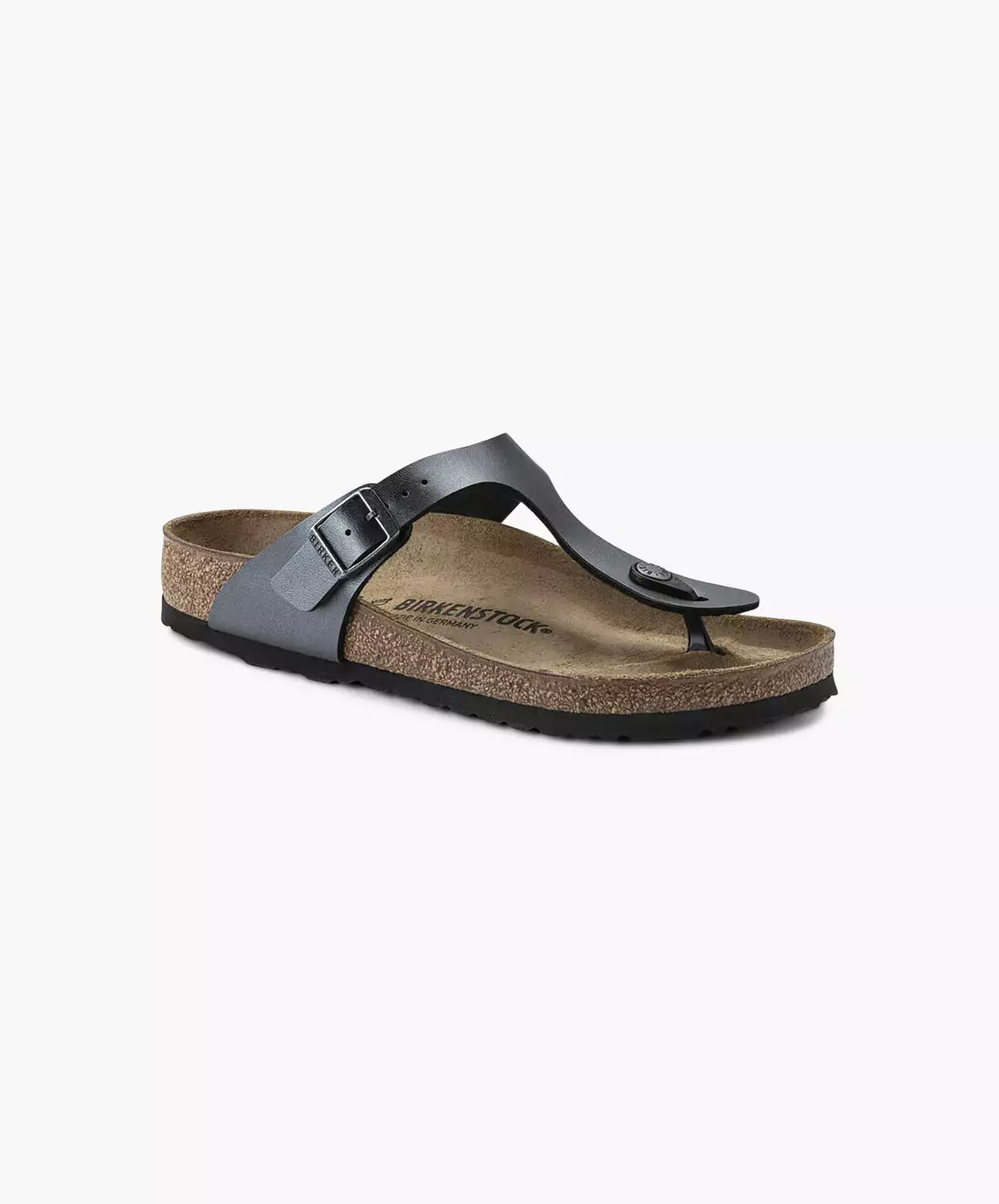 Birkenstock Gizeh metallic black sandals