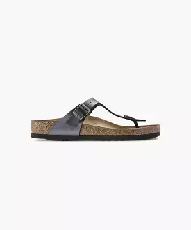 Birkenstock Gizeh metallic black sandals