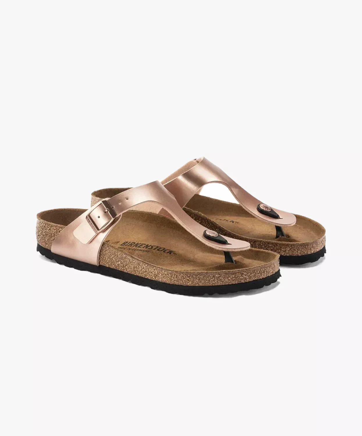 Birkenstock Gizeh Metallic Copper Sandals