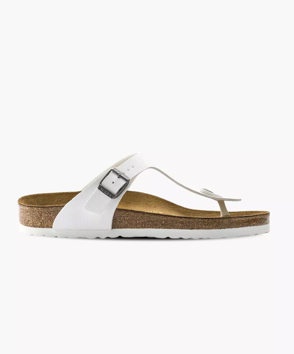 Birkenstock Gizeh White Pewter Sandals