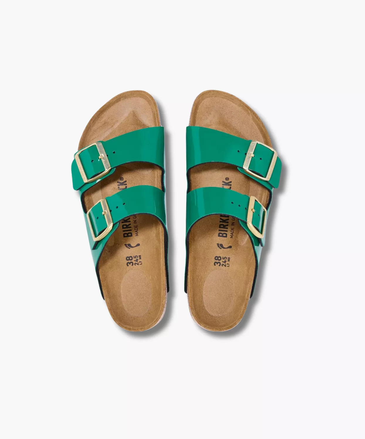 Birkenstock Green Patent Sandals