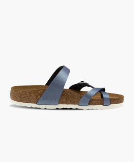 Birkenstock Icy Metallic Azure Blue Sandals