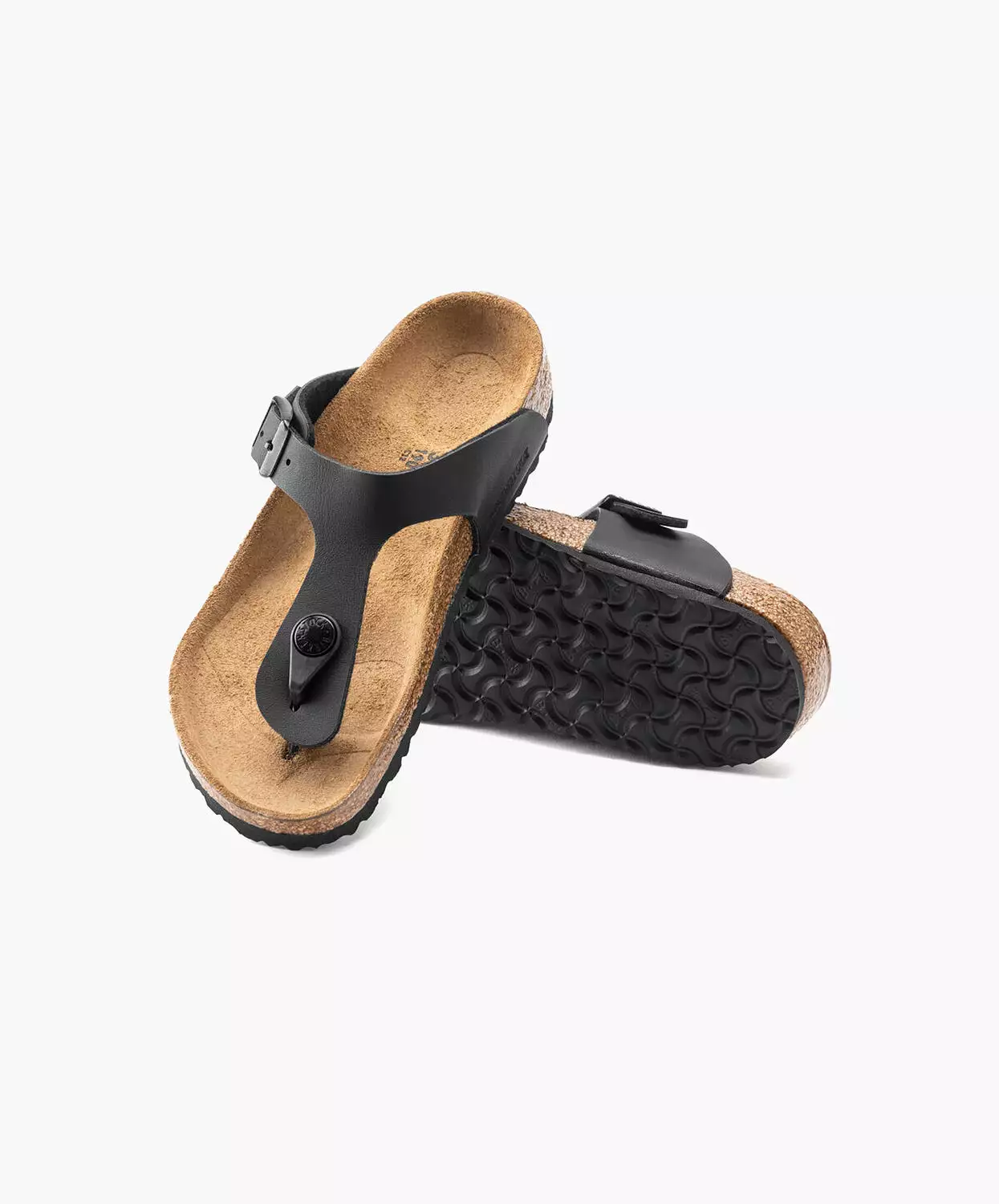 Birkenstock Kids Gizeh Birko-Flor Black Sandals - Top Result: Birkenstock Kids Gizeh Sandals, Black - Birko-Flor Material