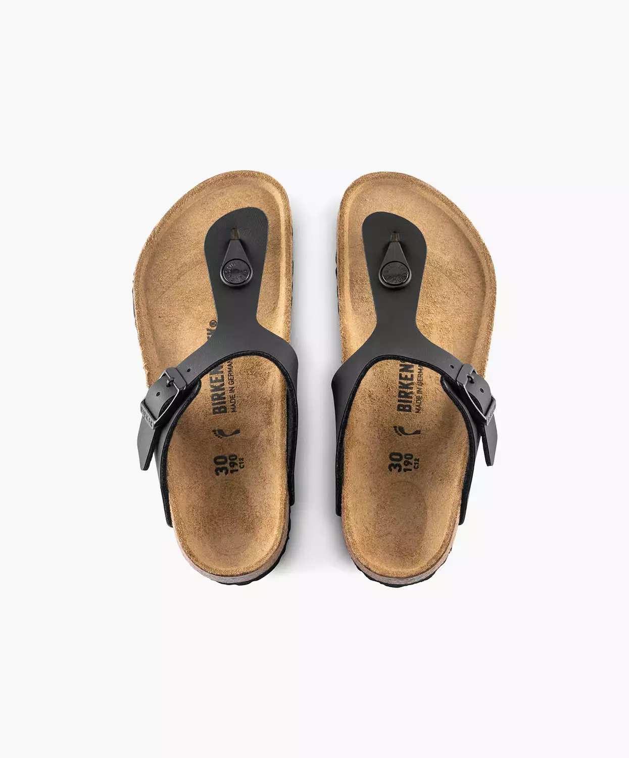 Birkenstock Kids Gizeh Birko-Flor Black Sandals - Top Result: Birkenstock Kids Gizeh Sandals, Black - Birko-Flor Material