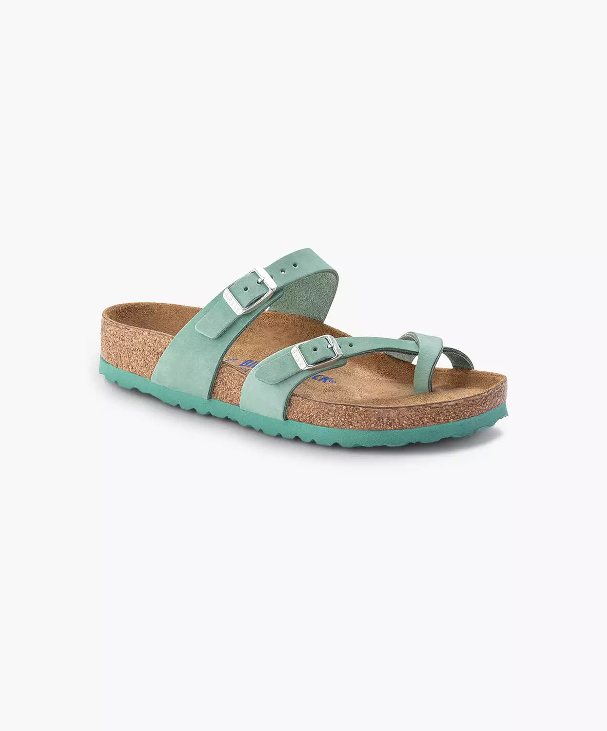 Birkenstock Mayari Beryl Nubuck Leather Soft Footbed Sandals