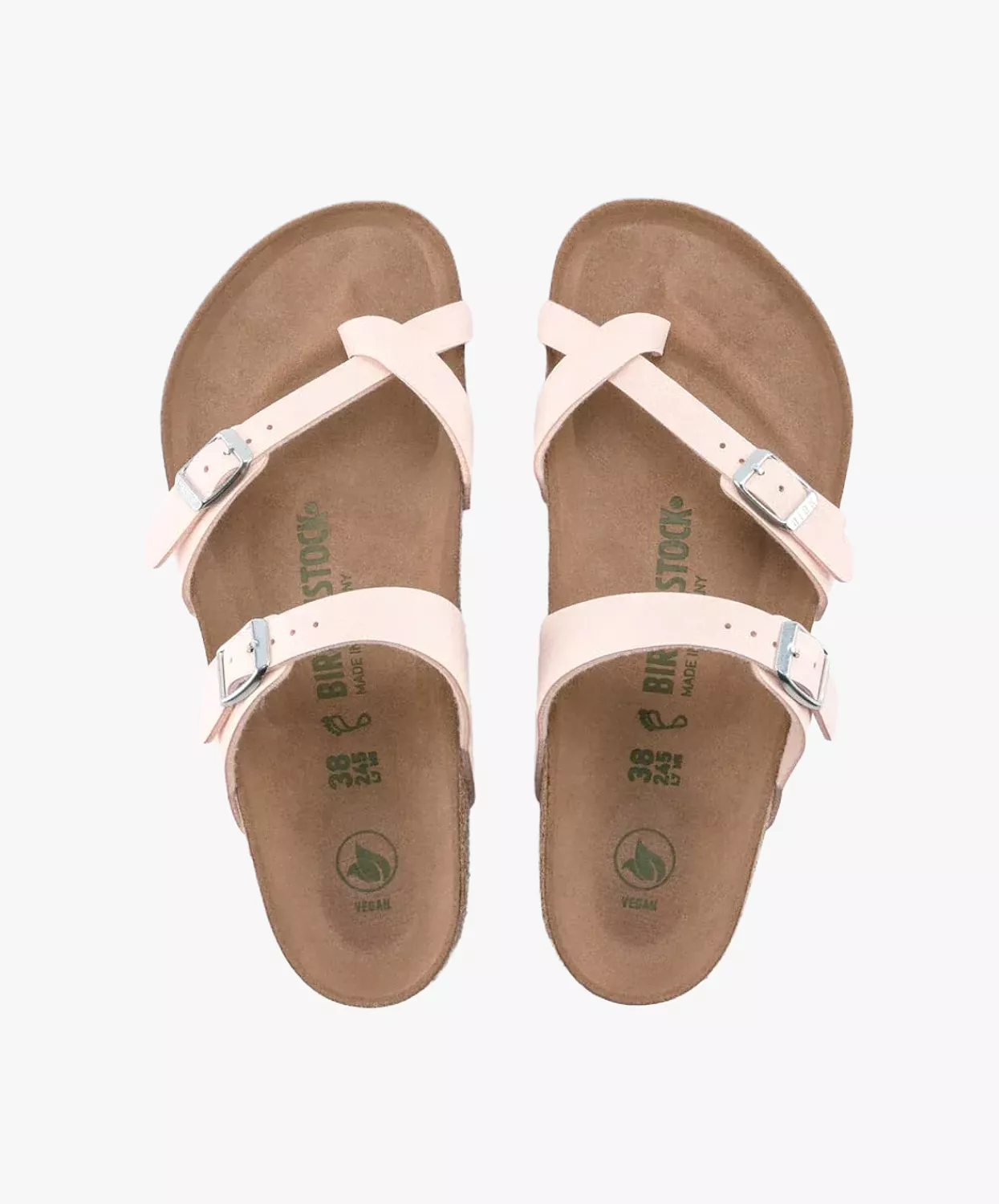 Birkenstock Mayari BirkiBuc Rose Vegan Sandals