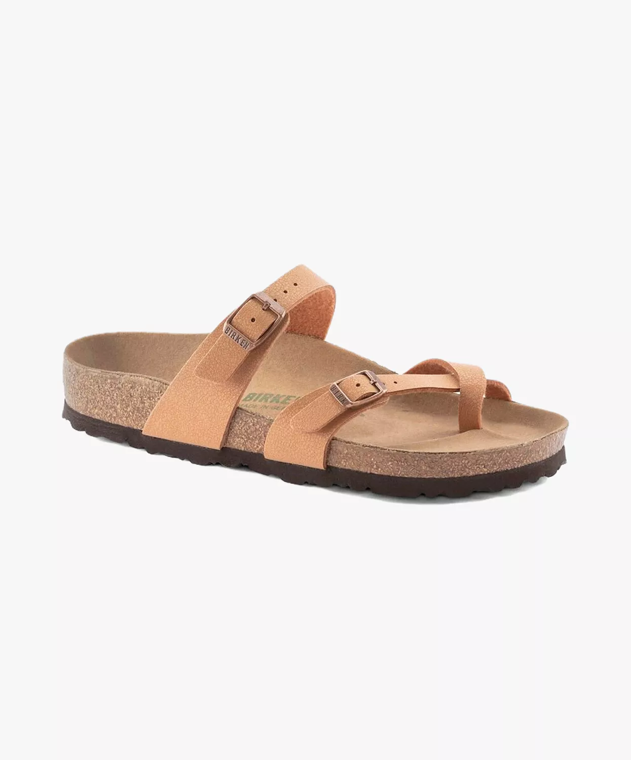 Birkenstock Mayari BirkiBuc Sandals - Earthy Pecan Vegan