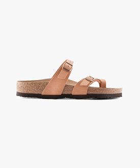 Birkenstock Mayari BirkiBuc Sandals - Earthy Pecan Vegan