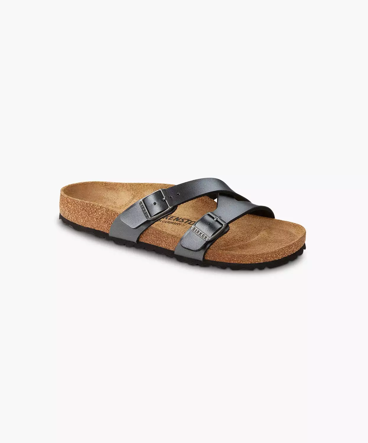 Birkenstock metallic black sandals