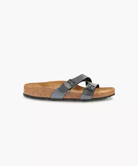 Birkenstock metallic black sandals