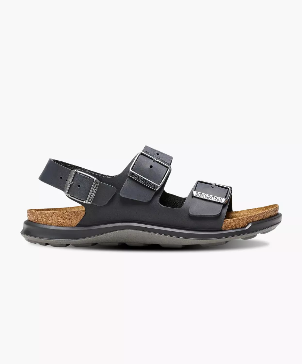 Birkenstock Milano Black Leather Women's Sandals