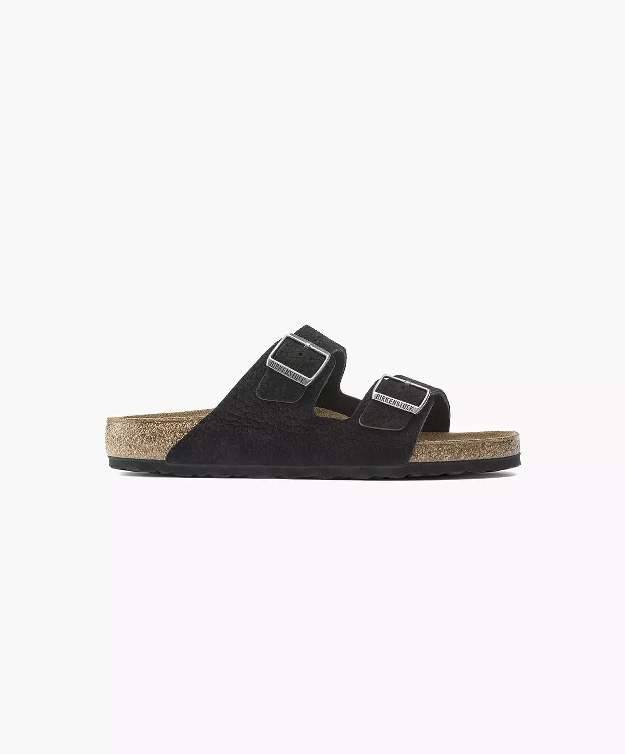 Birkenstock Nubuck Leather Black Sandals