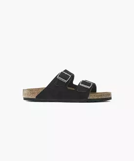 Birkenstock Nubuck Leather Black Sandals