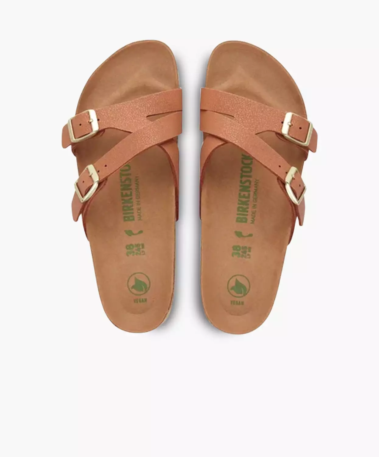 Birkenstock Vegan Sandals Earthy Pecan Yao BirkiBuc