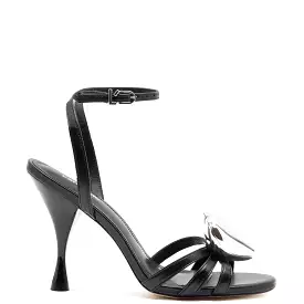 Black Leather Amore Sandal