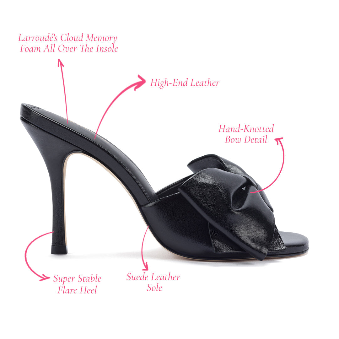 Black Leather Mules - Top Choice for Women's Footwear Online