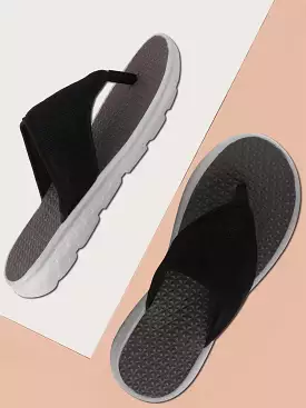 Black Men's Casual Slip-On Flip-Flops