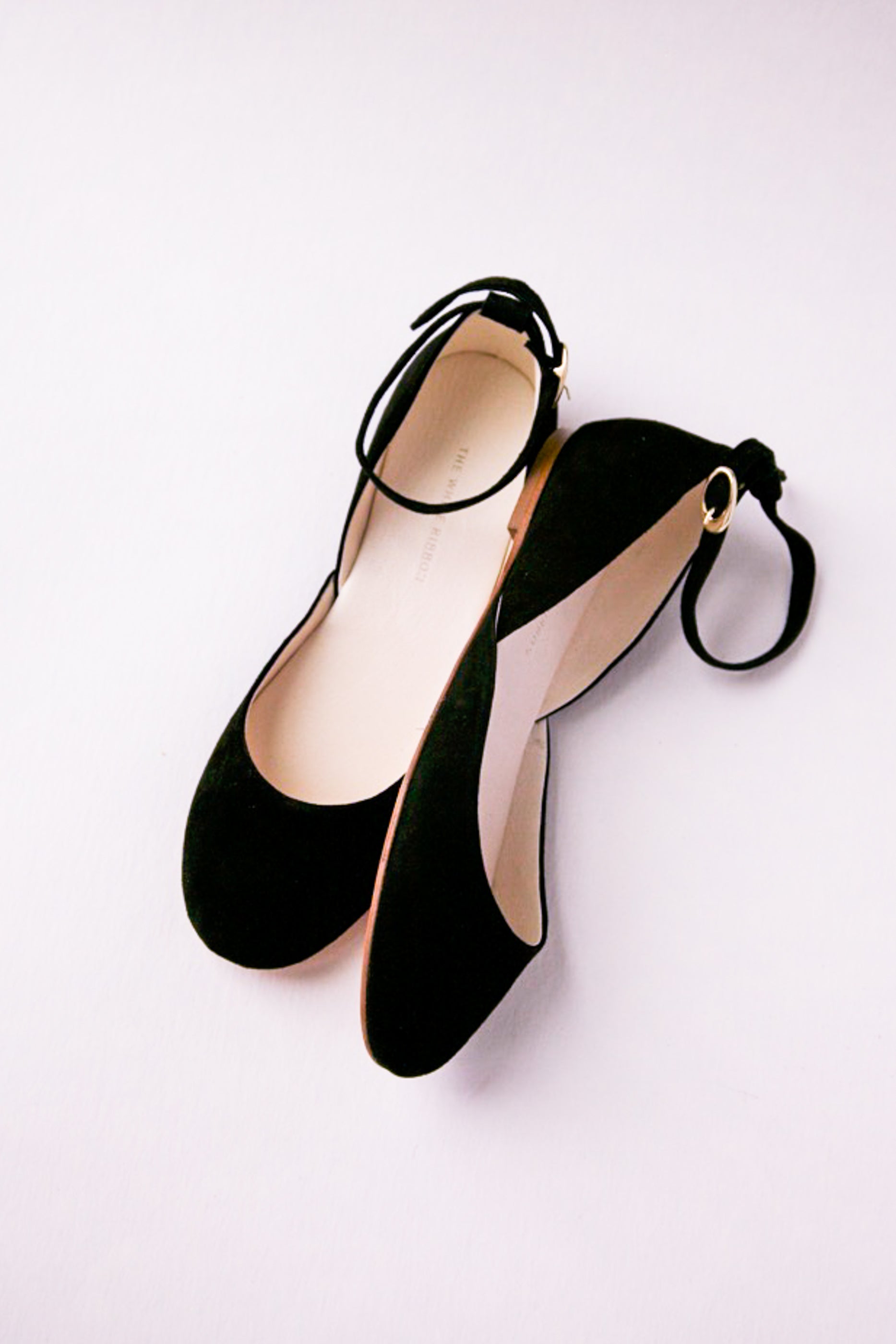 Black Nubuck AVIA Ballet Flats