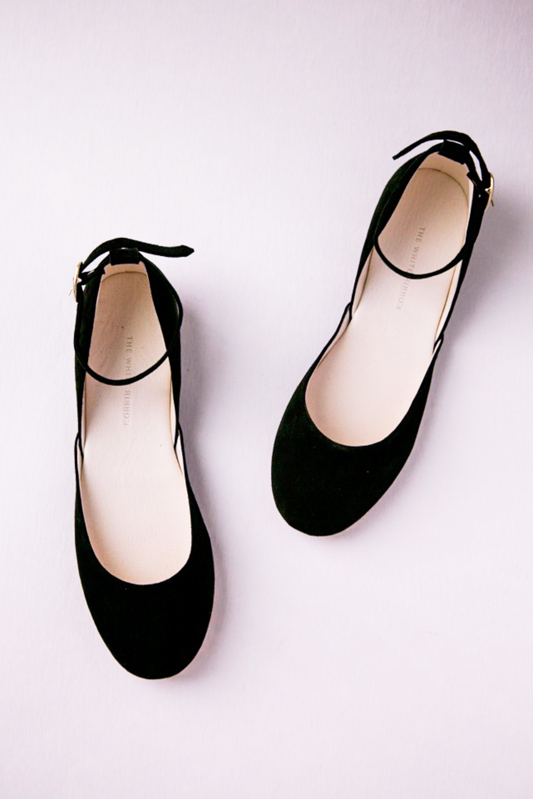 Black Nubuck AVIA Ballet Flats