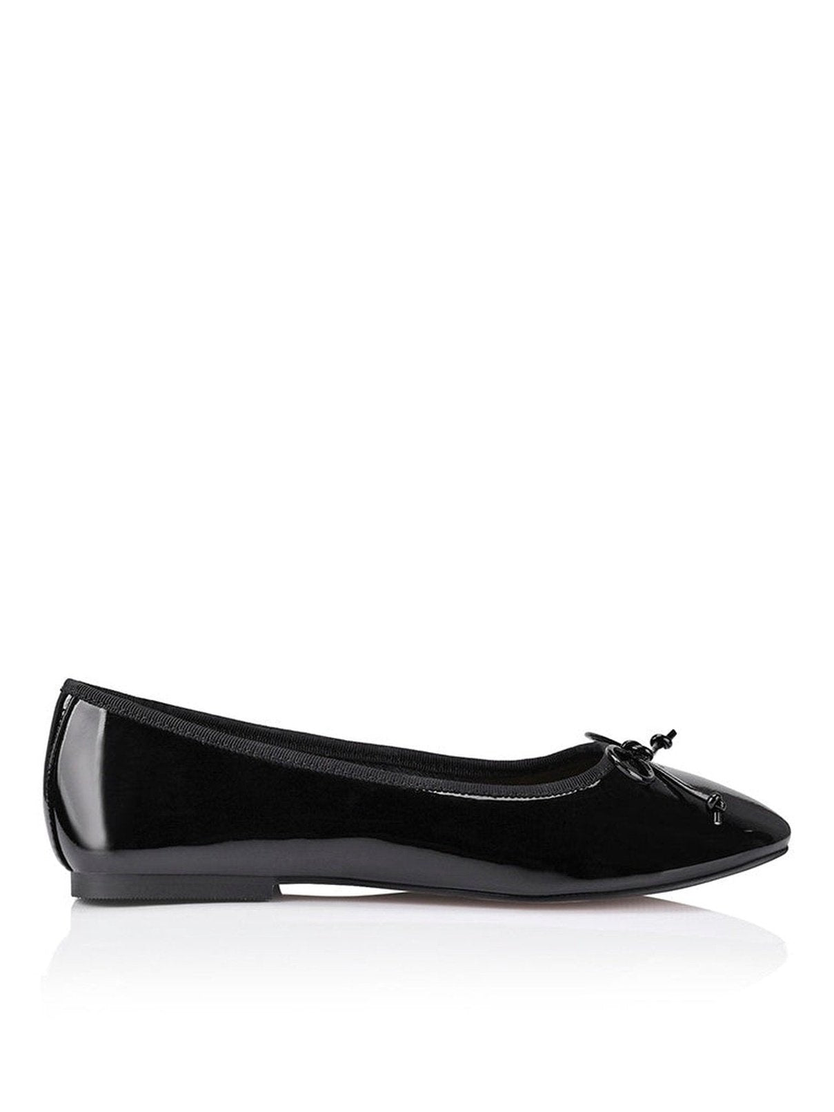 Black Patent Leather Ballet Flats