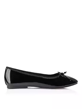 Black Patent Leather Ballet Flats