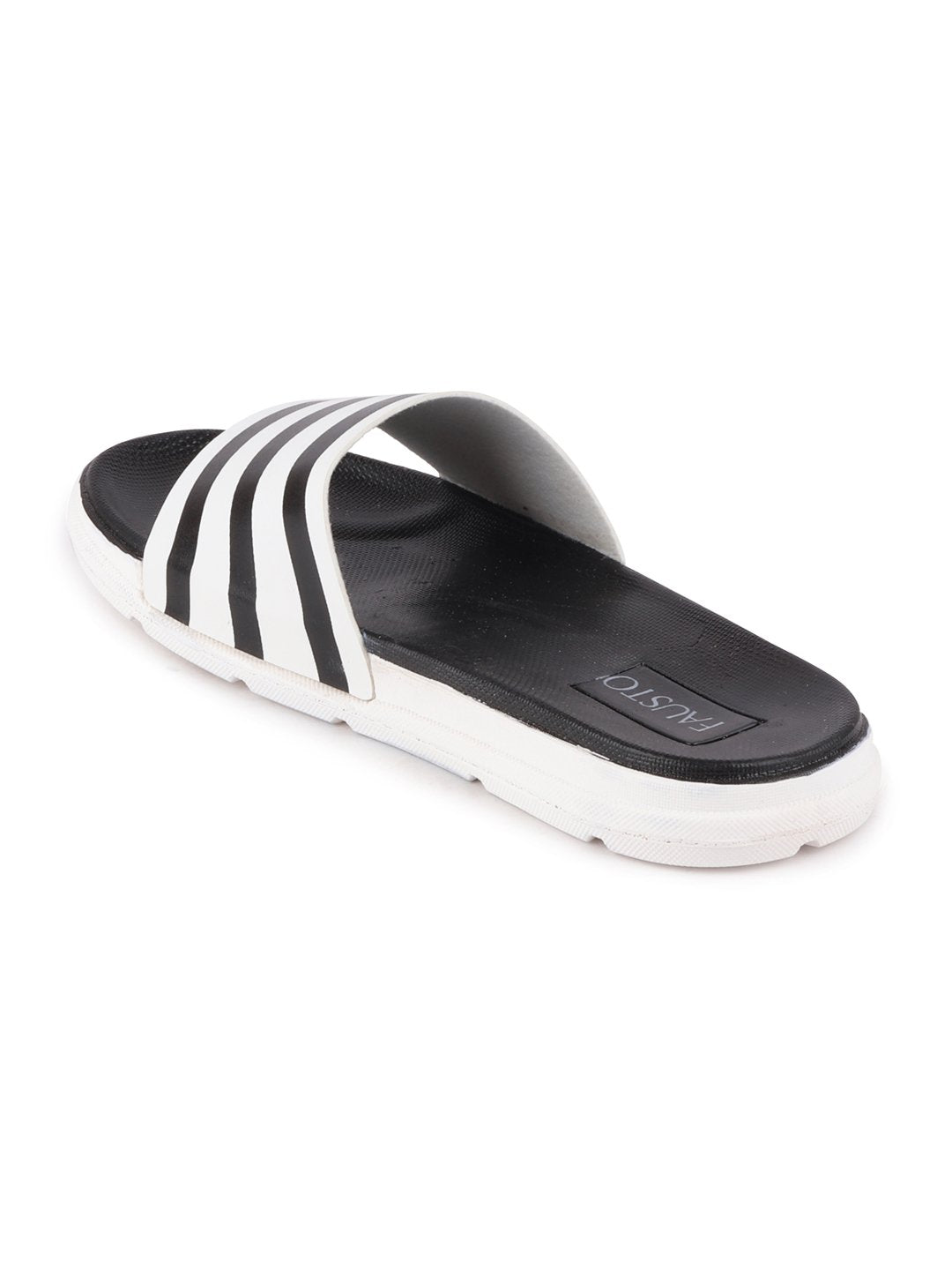 Black Slip-On Flip-Flops for Men