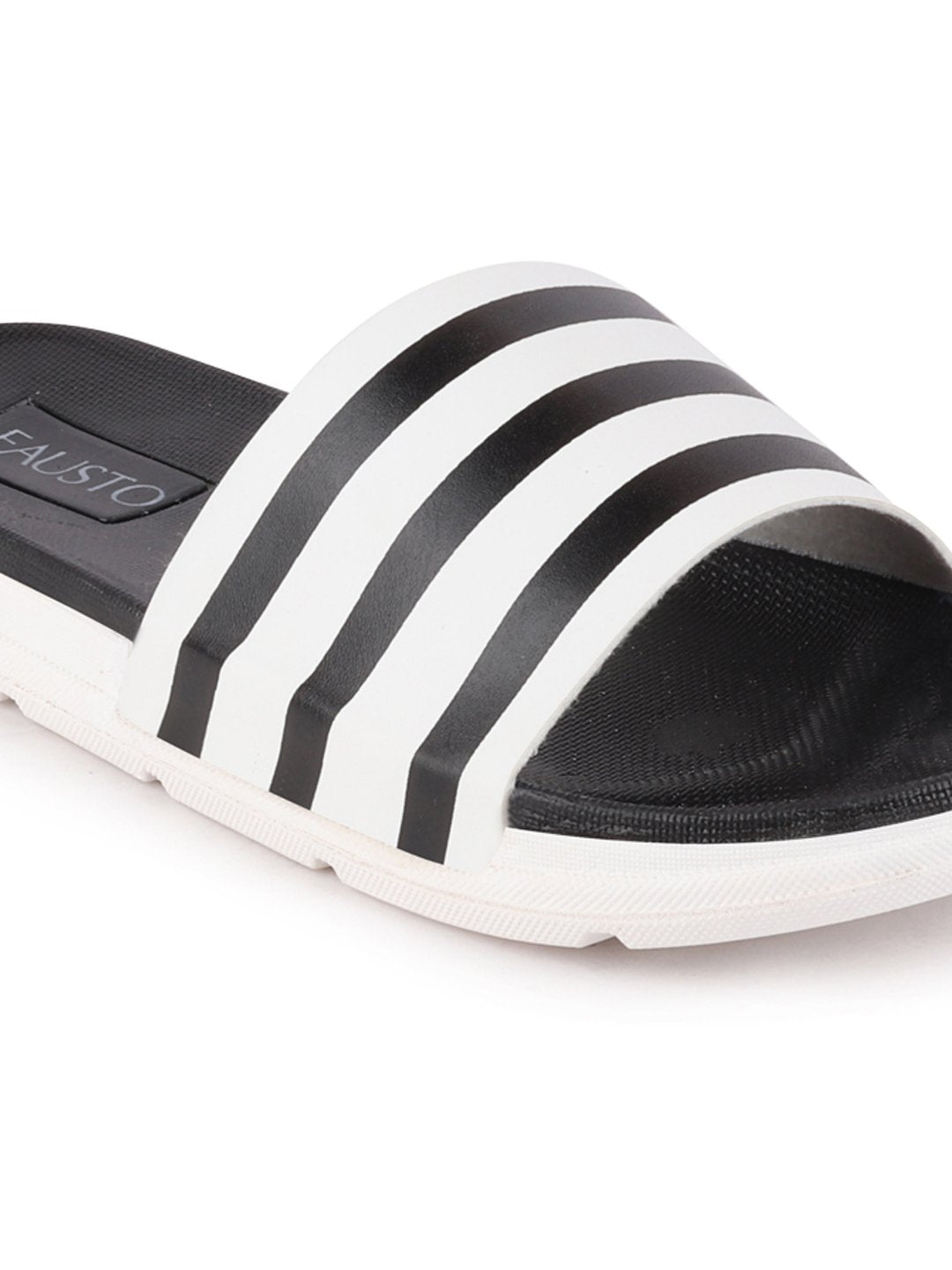 Black Slip-On Flip-Flops for Men