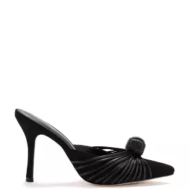 Black Suede Valerie Pump for Women