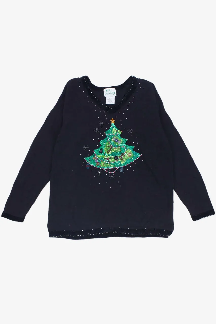 Black Ugly Christmas Pullover - Stylish Holiday Sweater