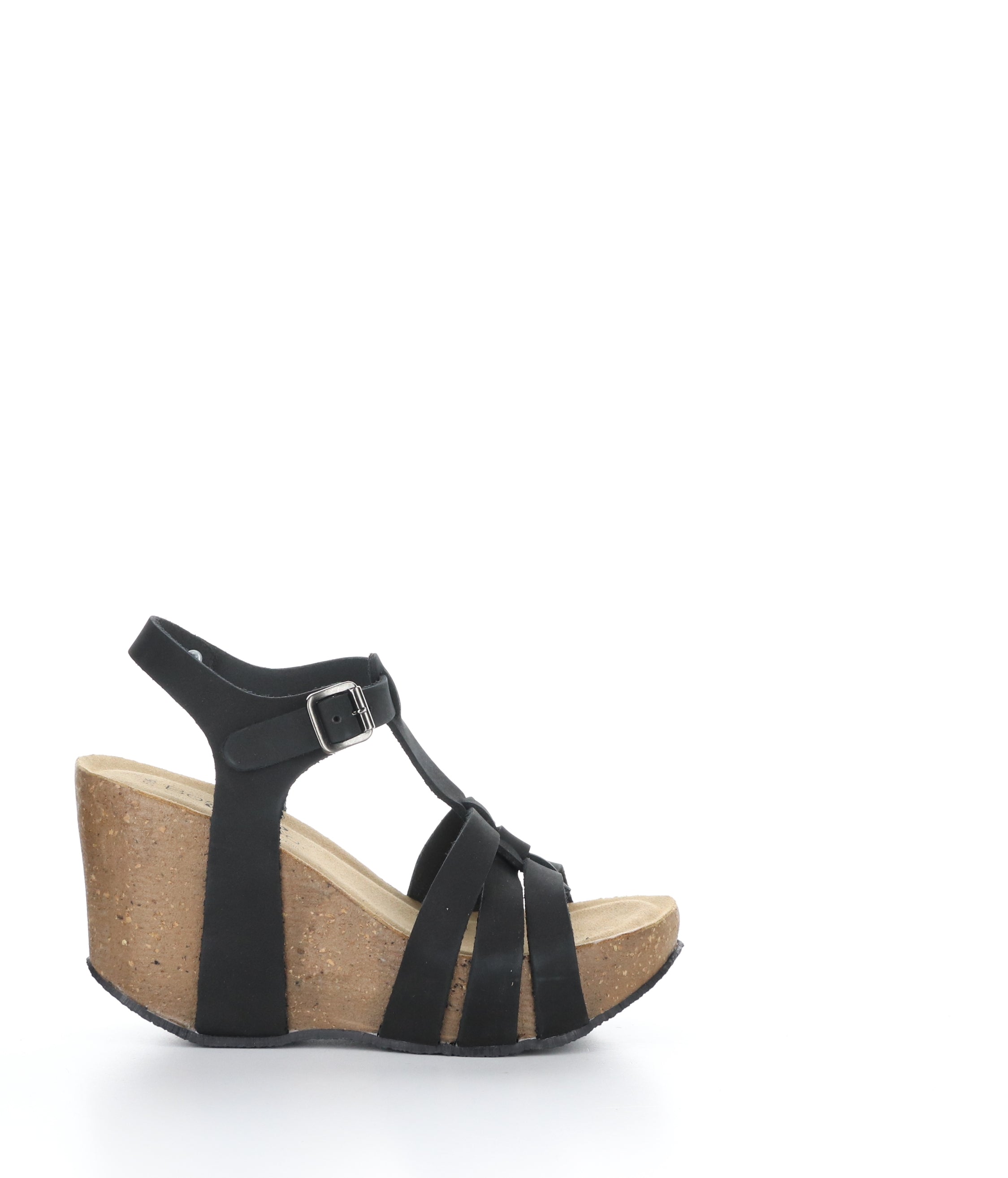 Black wedge sandals Revere