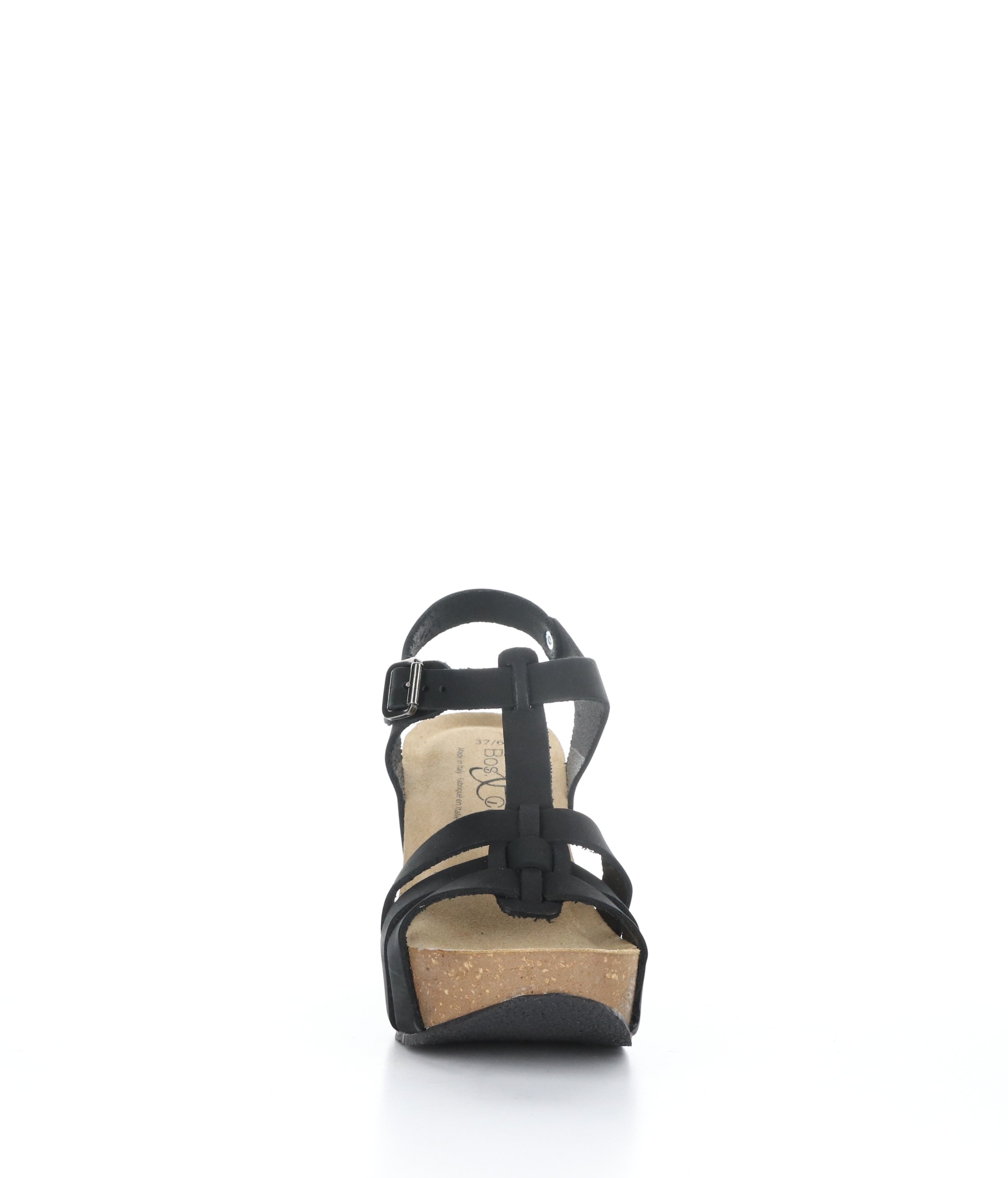 Black wedge sandals Revere