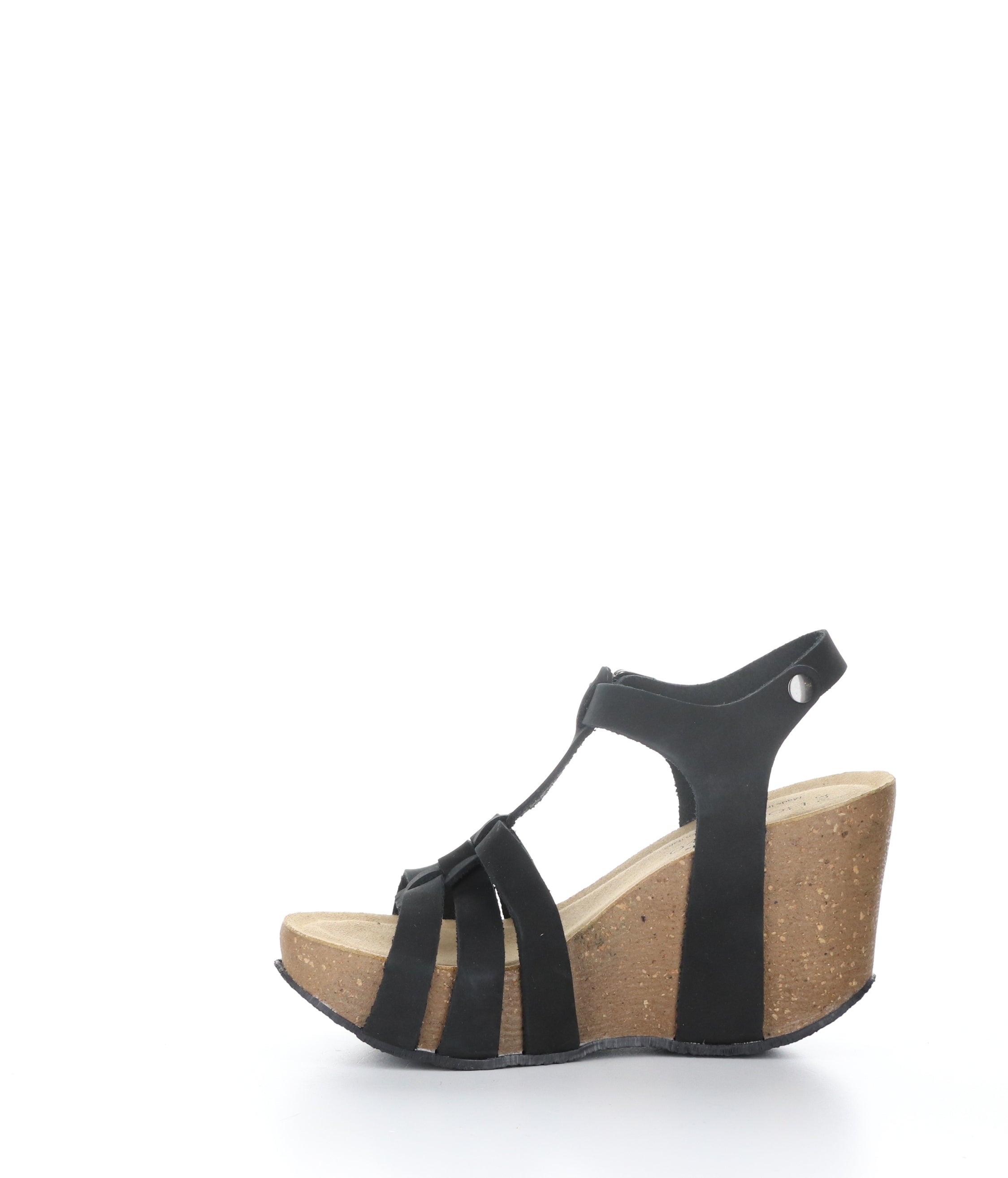 Black wedge sandals Revere