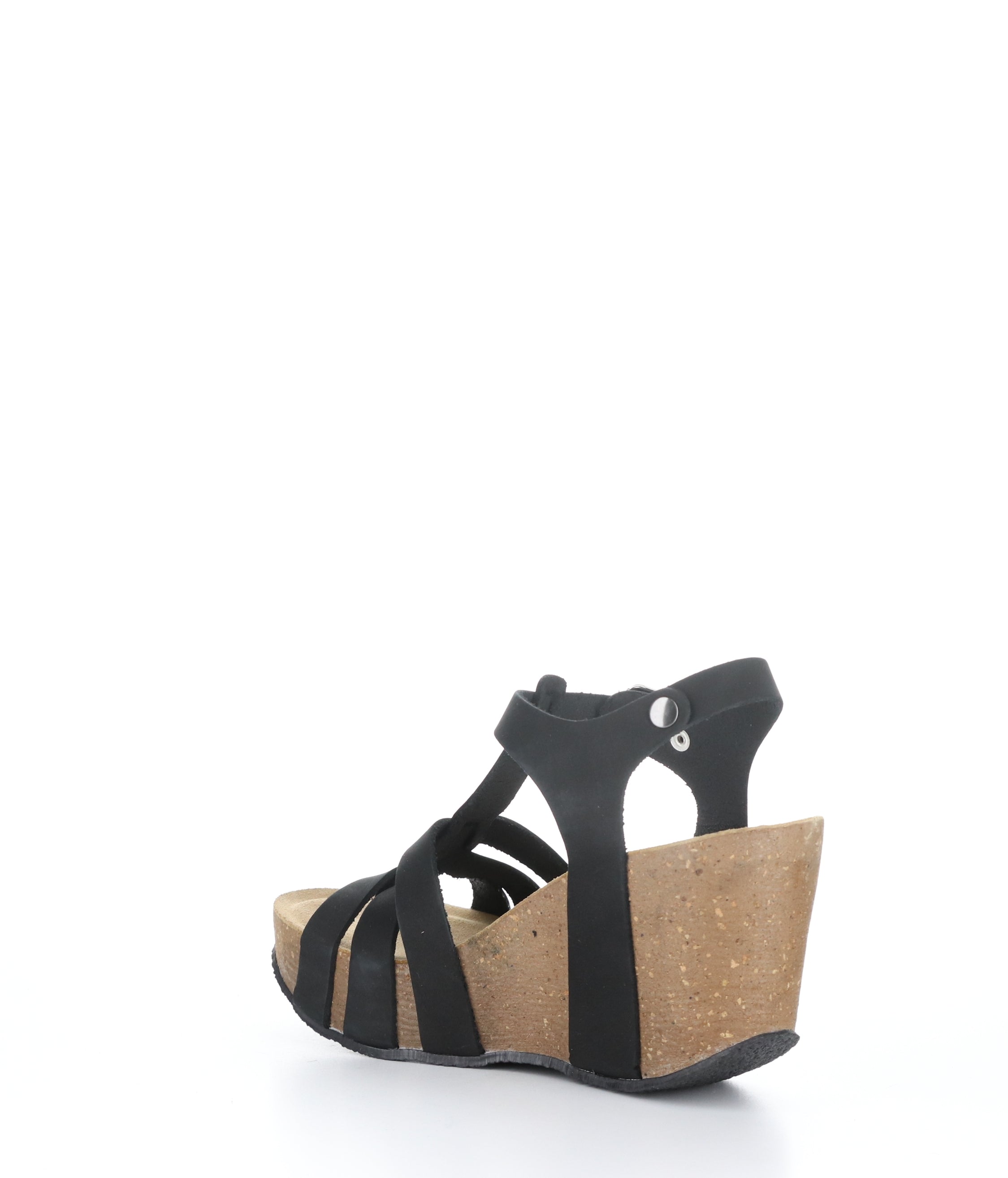 Black wedge sandals Revere