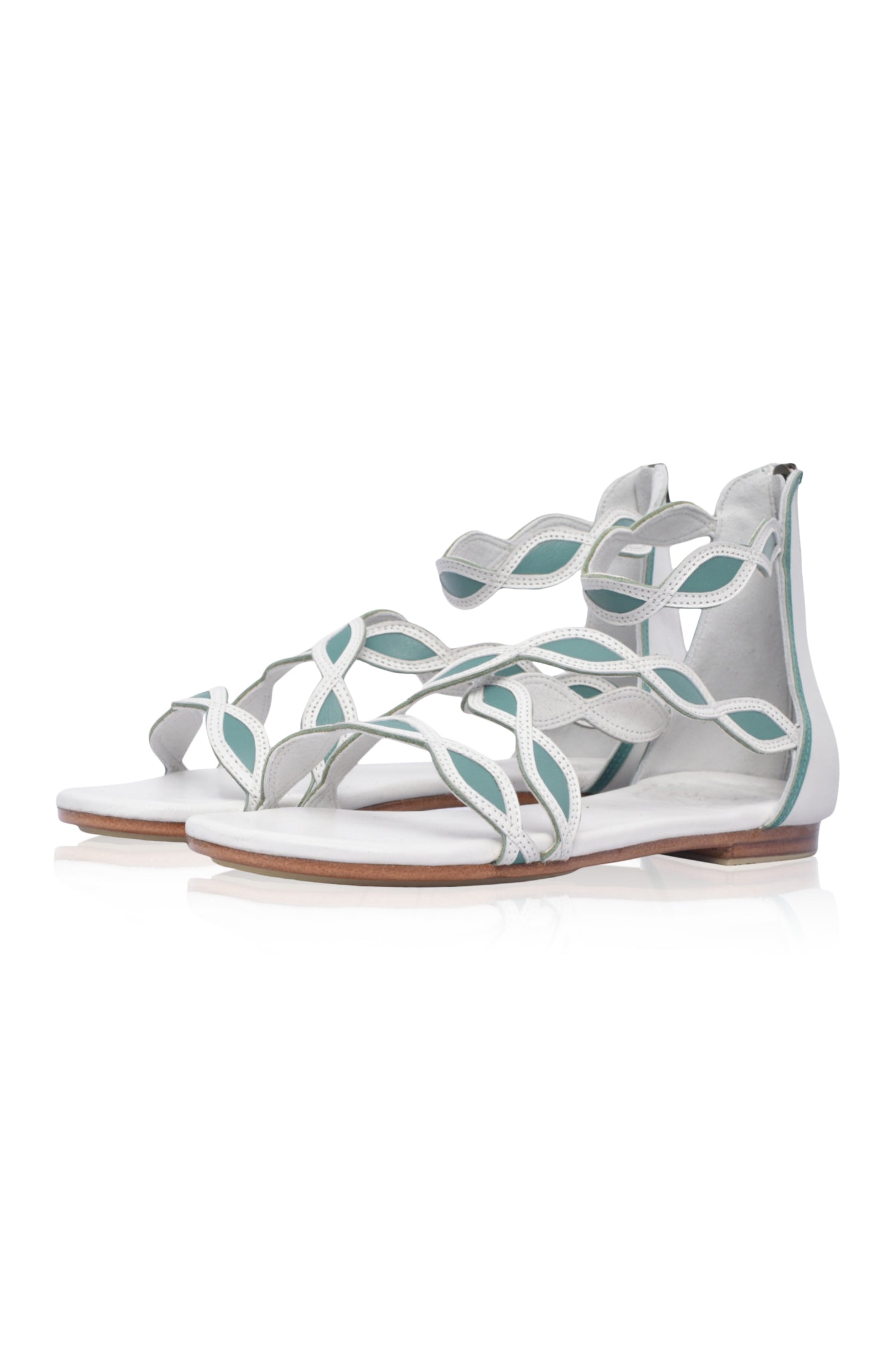 Blossom Leather Sandals for Women