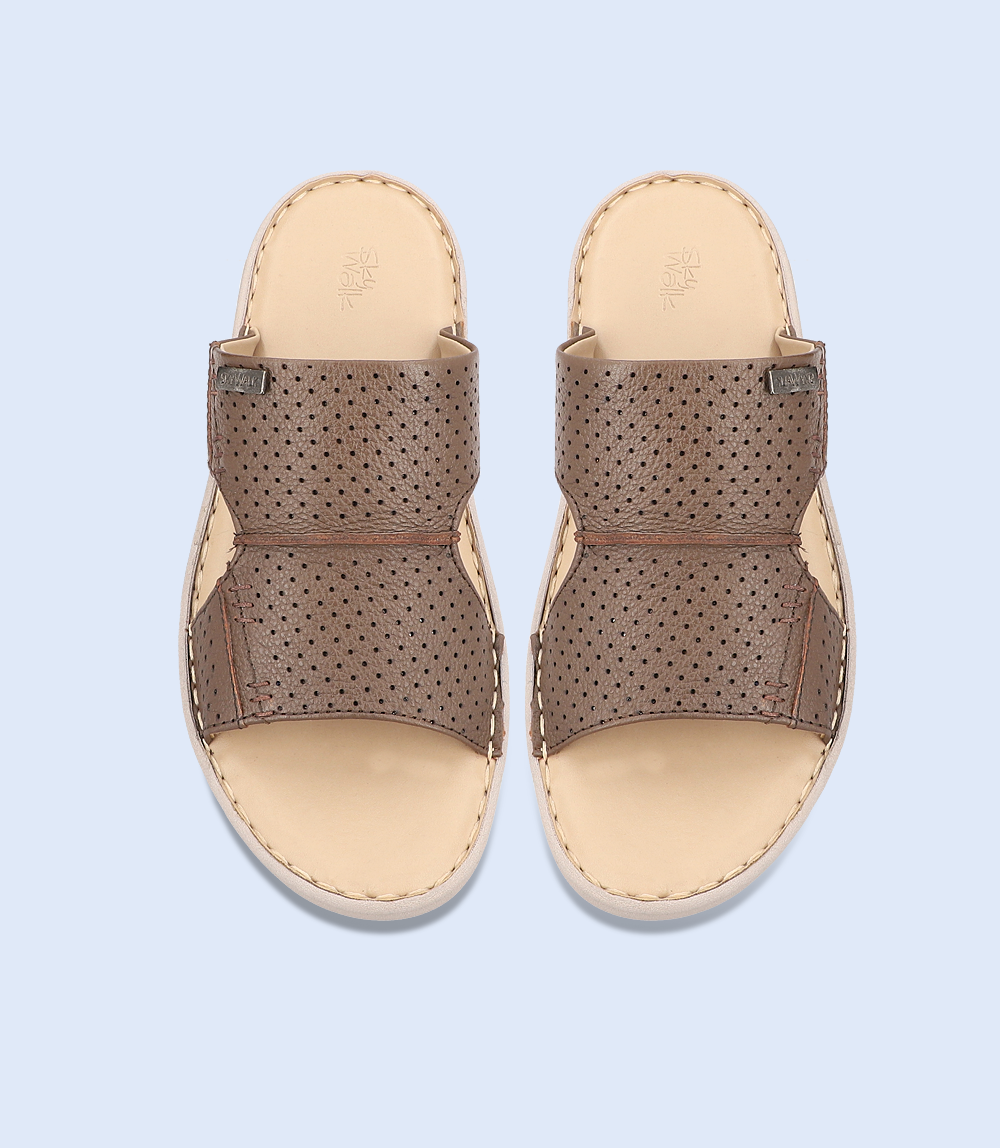 BM3885 Brown Men Slipper