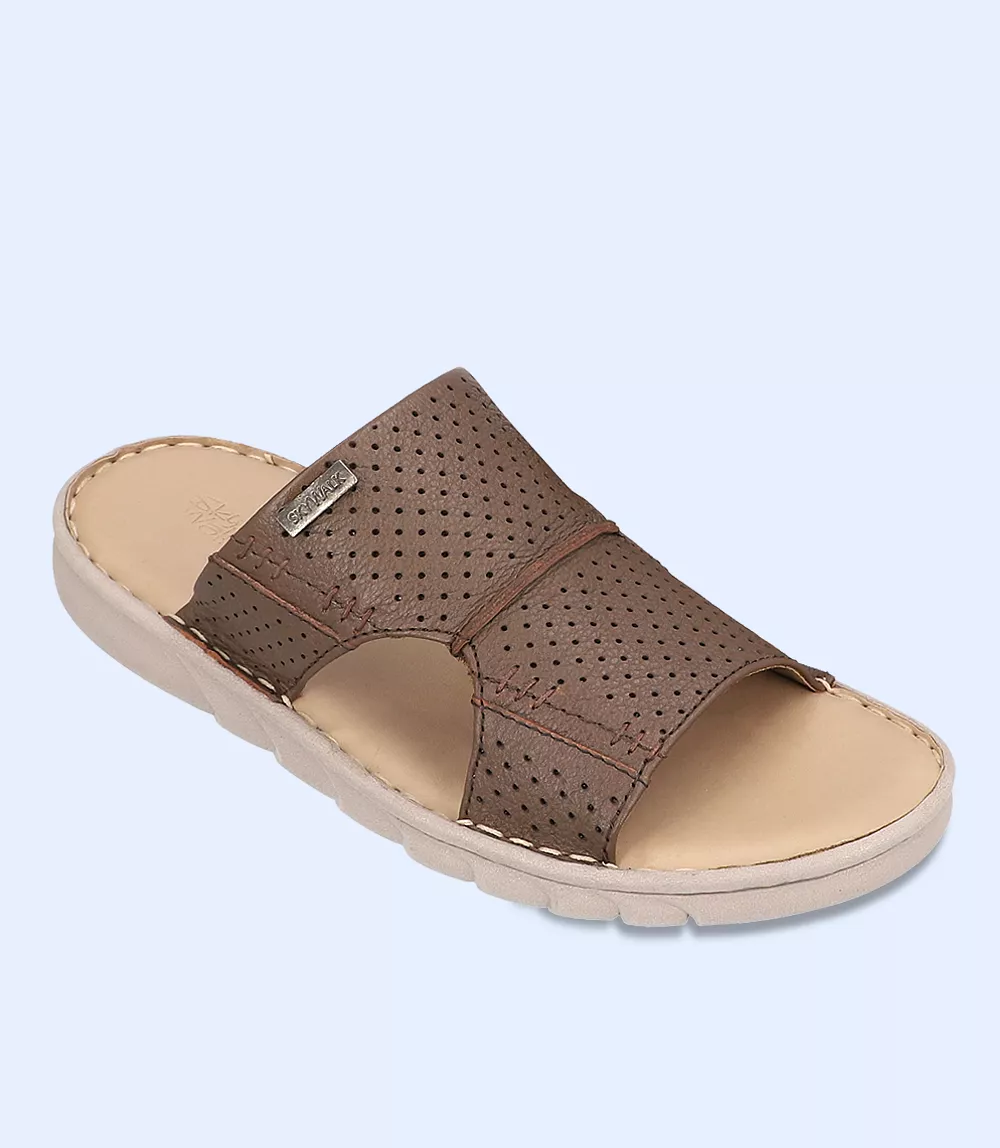 BM3885 Brown Mens Comfort Slipper