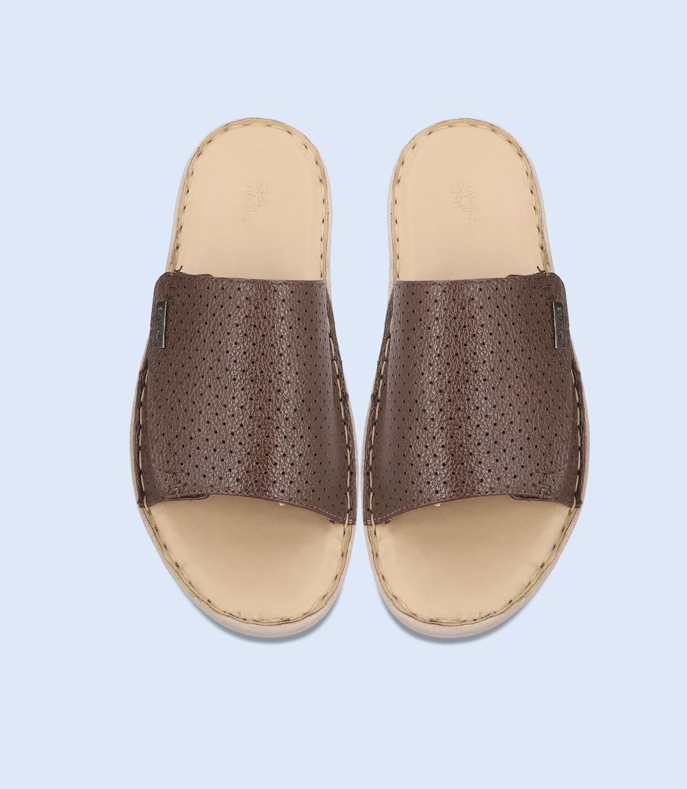 BM3886 Brown Men's Comfort Slipper