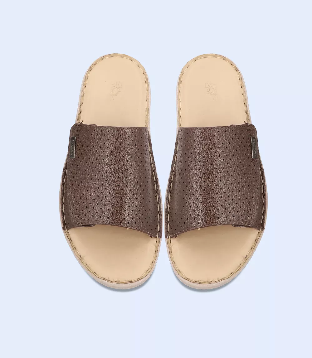 BM3886 Men's Brown Comfort Slipper