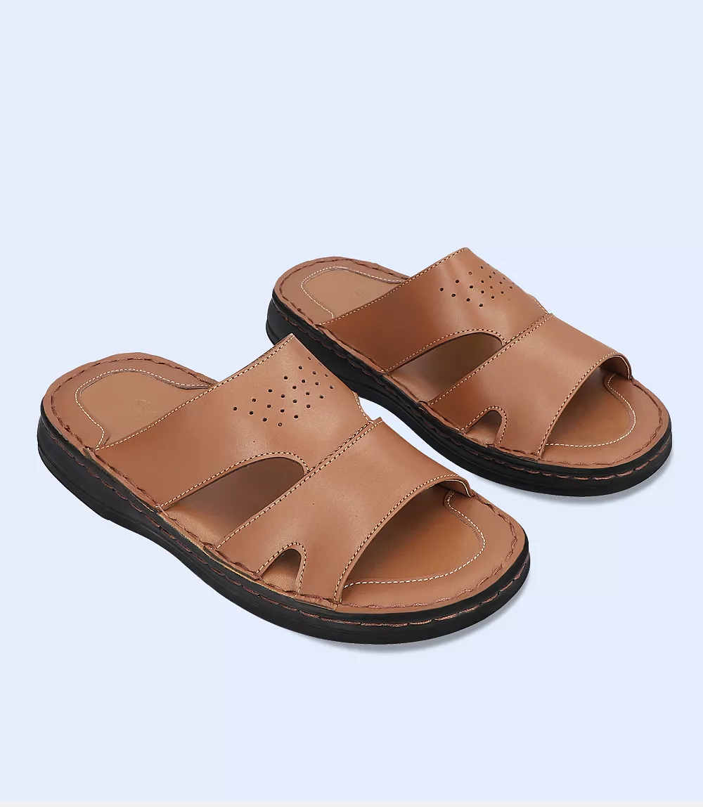 BM4822 Brown Men's Comfort Slipper