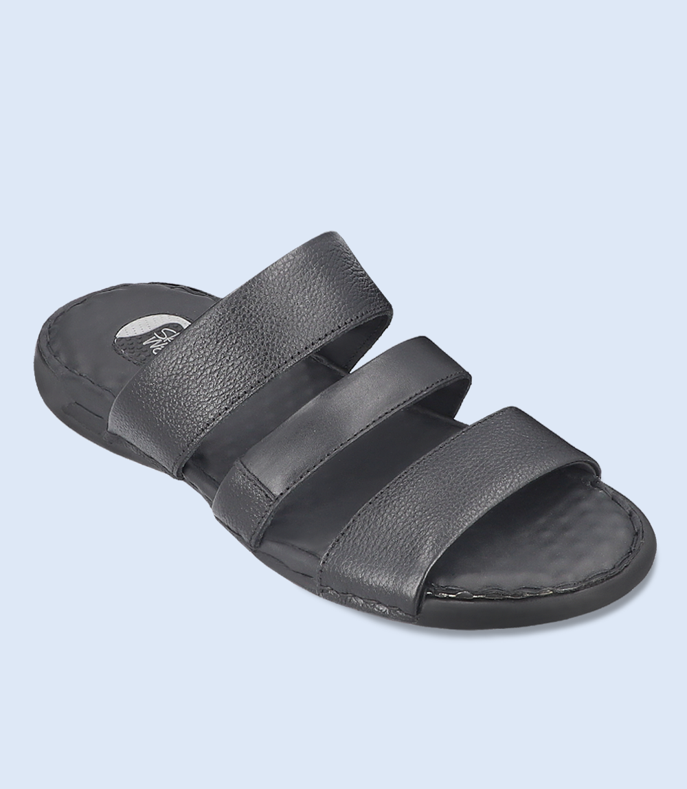 BM4856 Black Men's Comfort Slipper