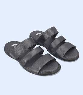 BM4856 Black Men's Comfort Slipper