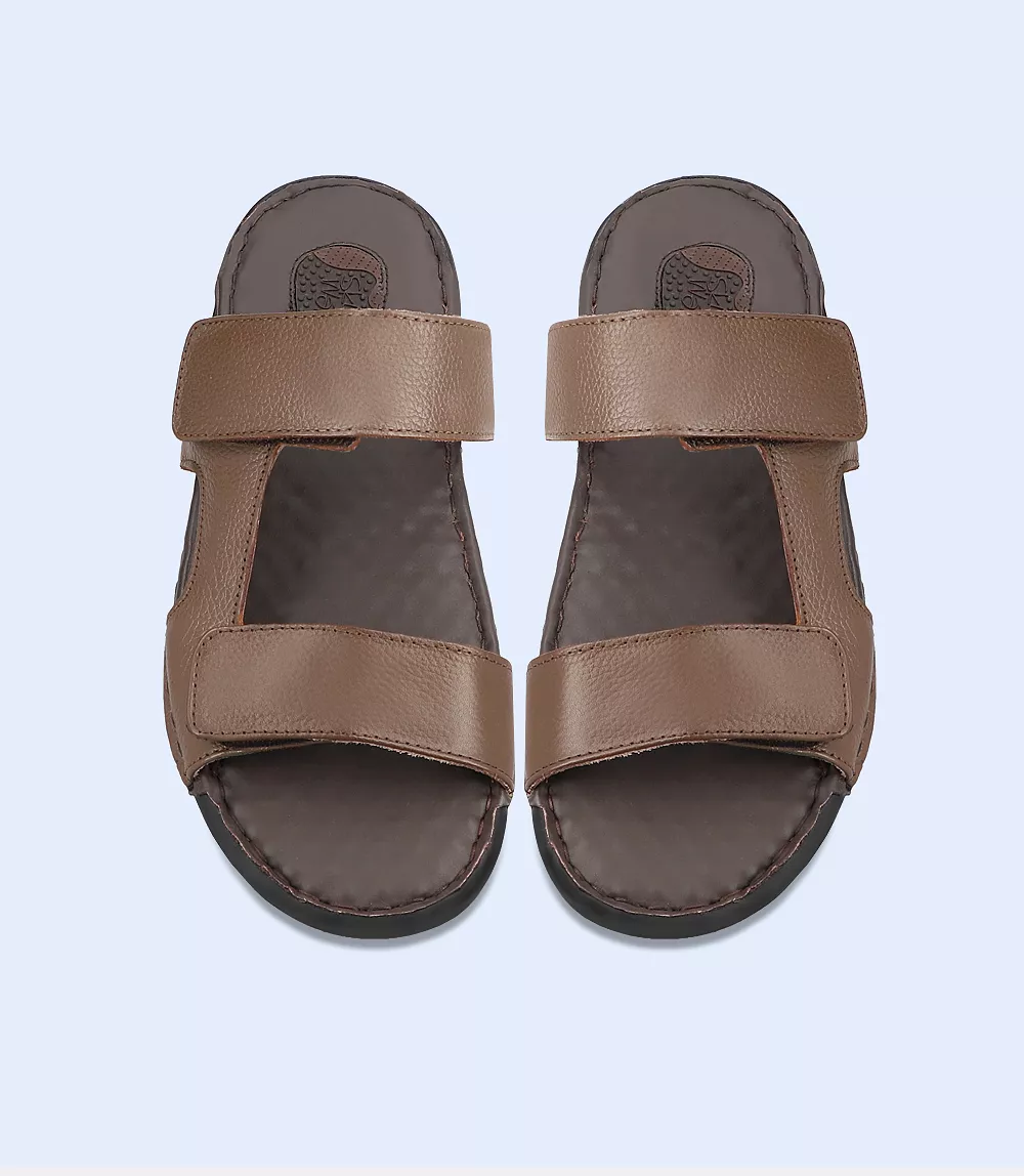 BM4858-KASTANI-Men Comfort Slipper SEO