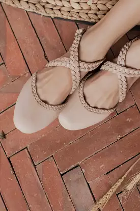 Braided Leather Flats