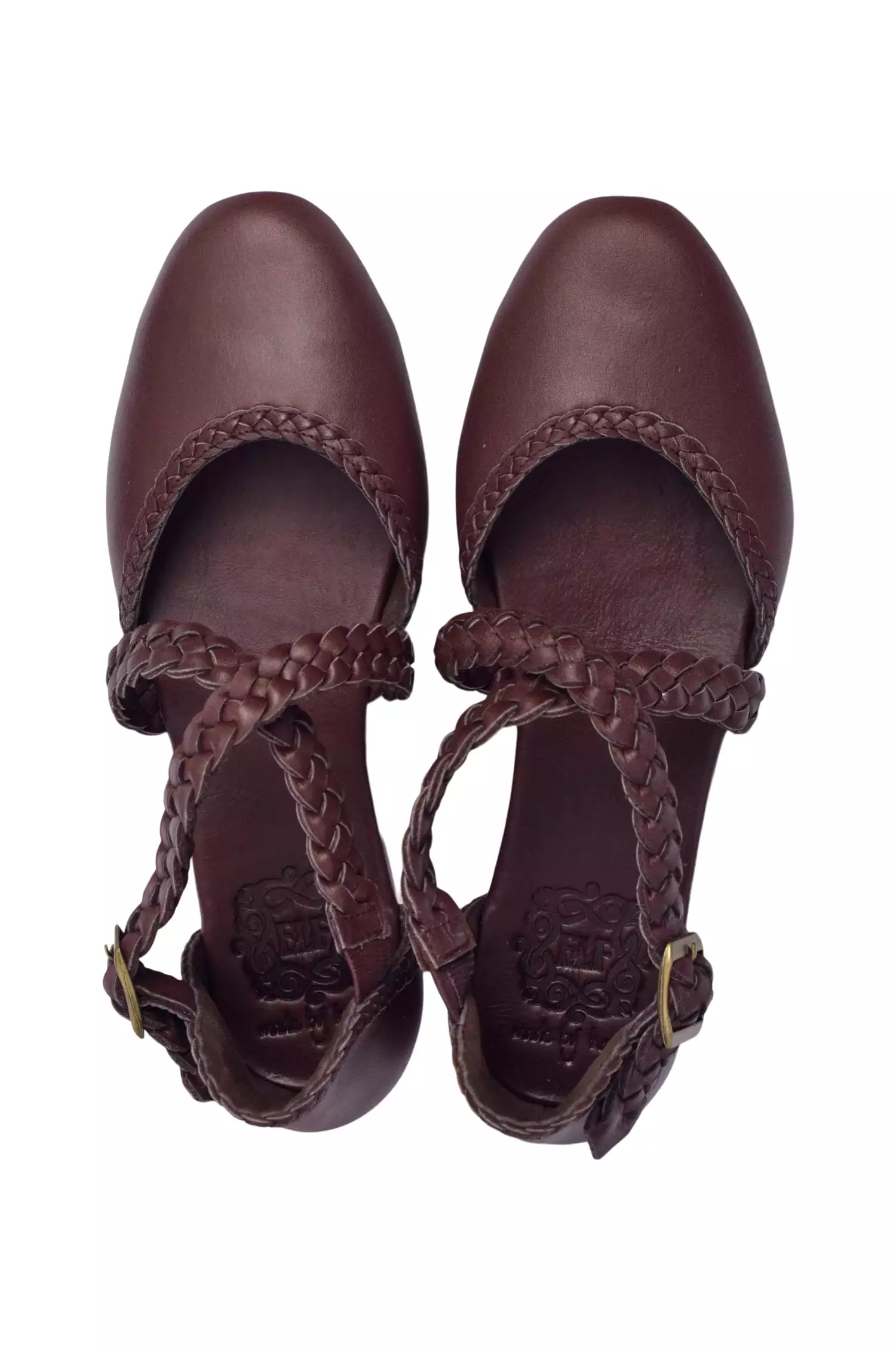 Braided Leather Flats