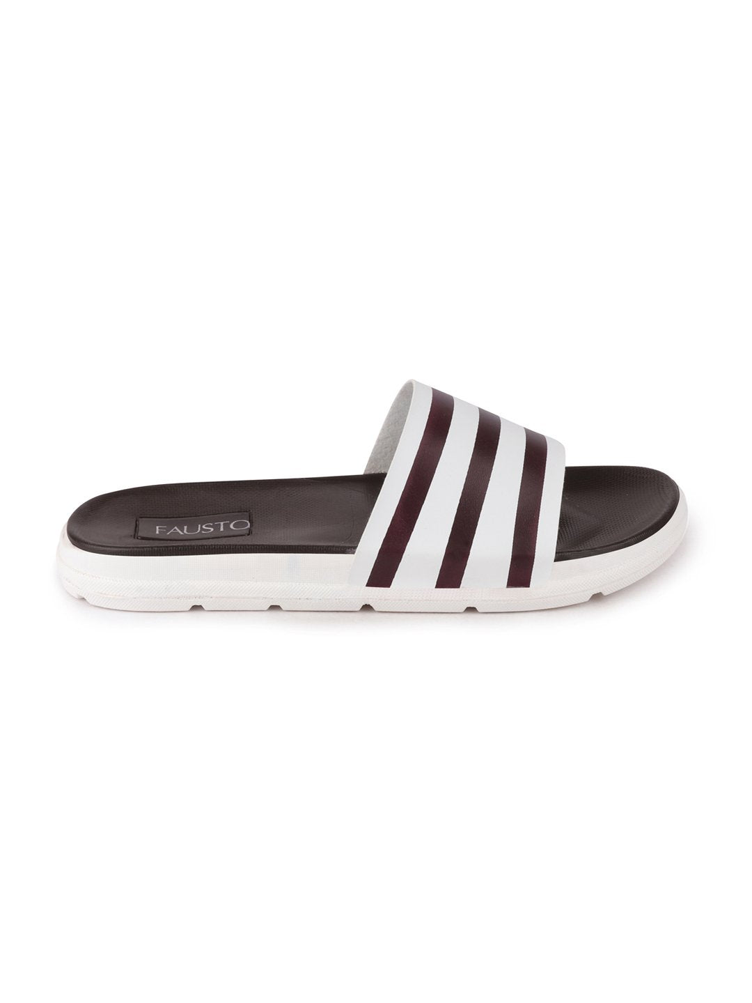 Brown Men's Casual Slip-On Flip-Flops