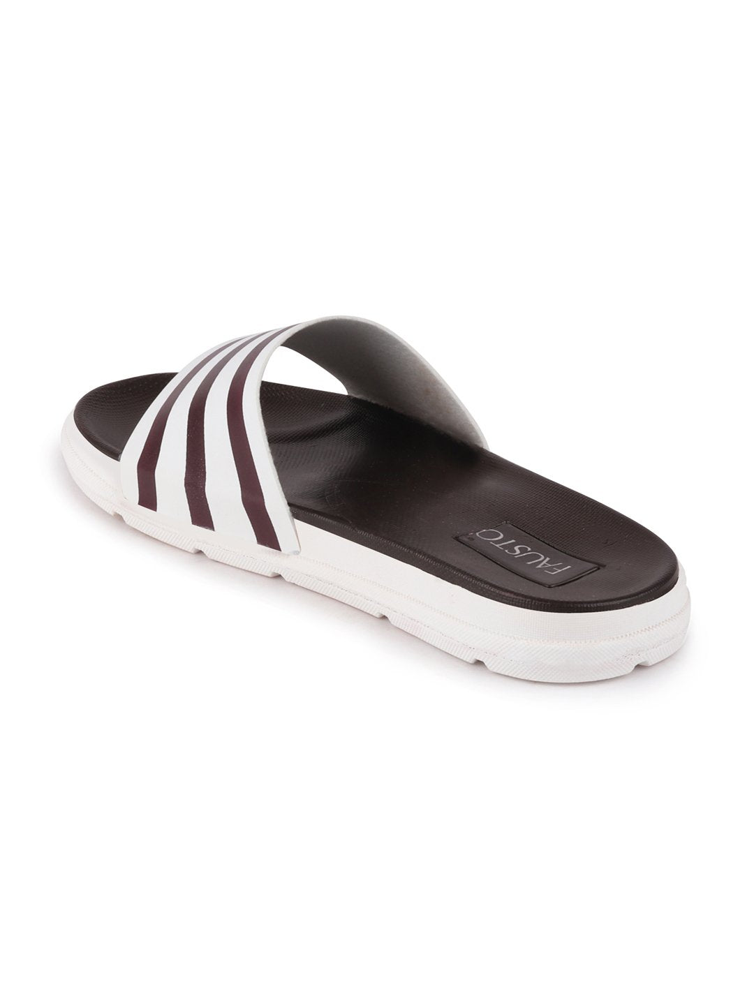 Brown Men's Casual Slip-On Flip-Flops