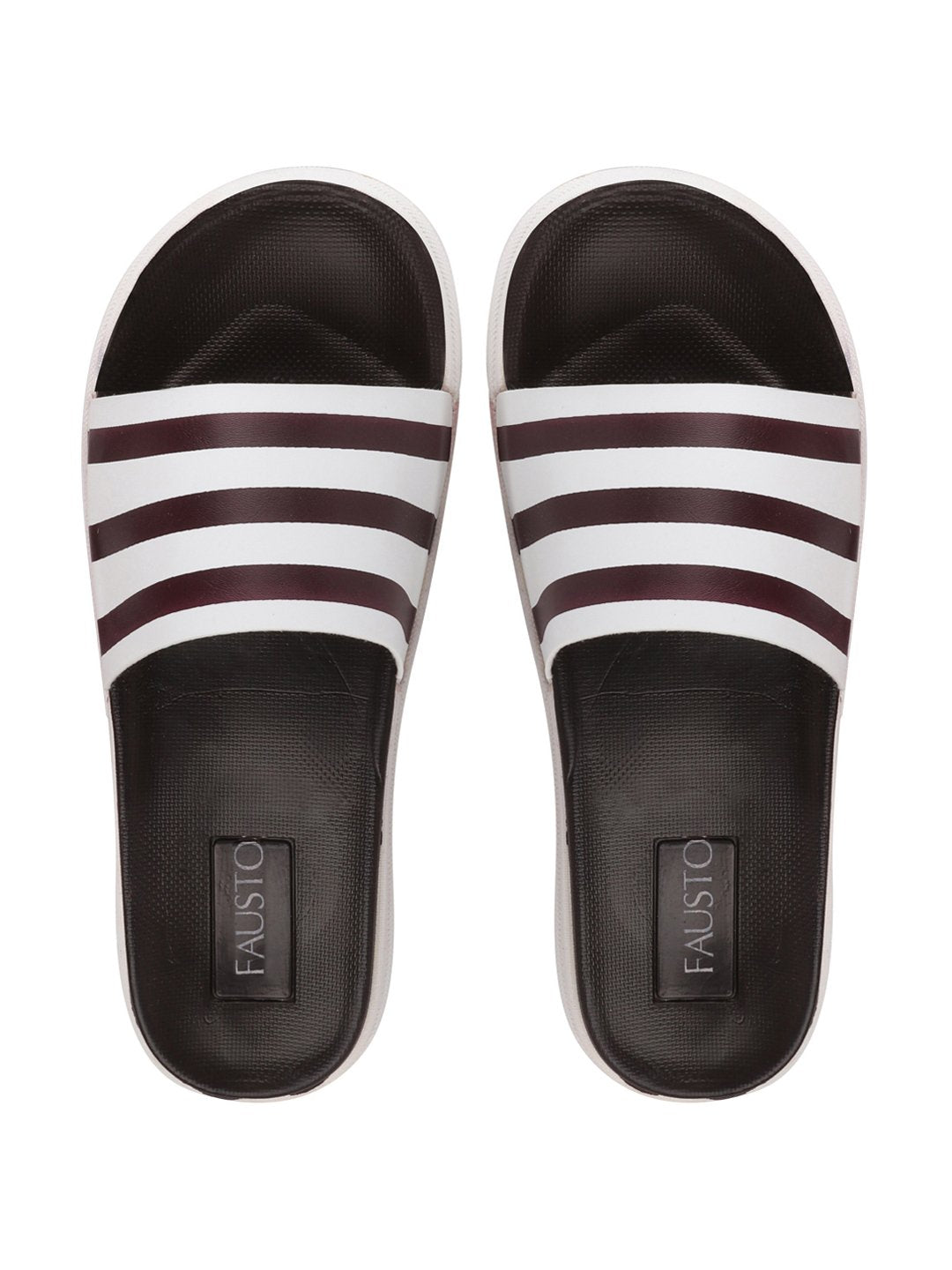 Brown Men's Casual Slip-On Flip-Flops