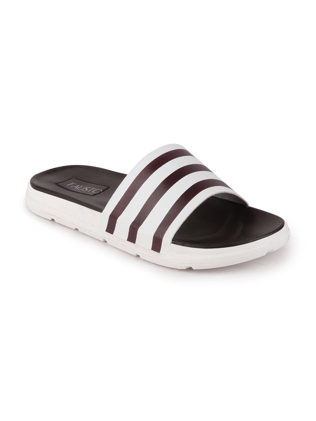 Brown Men's Casual Slip-On Flip-Flops