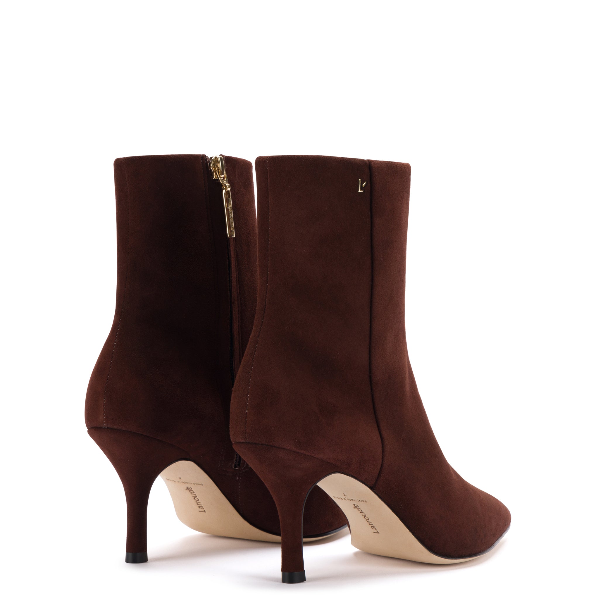 Brown Suede Mini Kate Boot