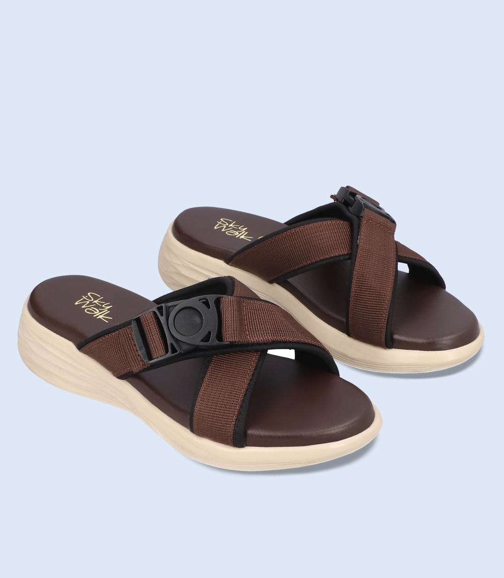 Brown Women Comfort Slipper - BW7663